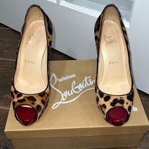 Louboutin cheetah pumps